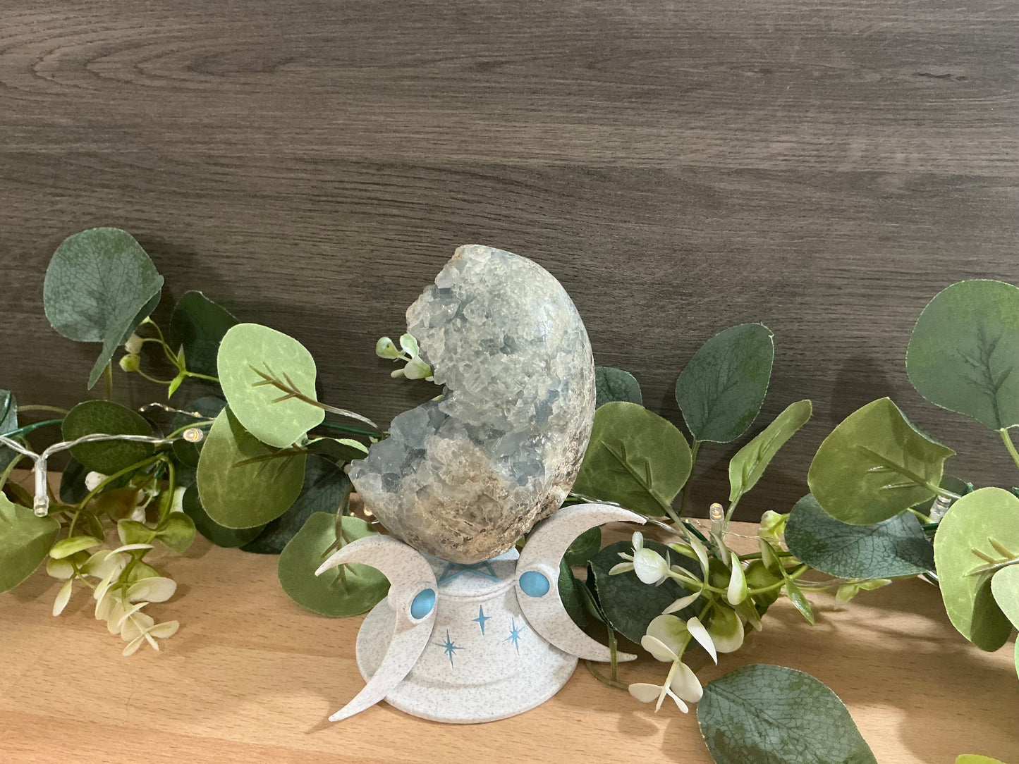 Blue Celestite Egg 955g