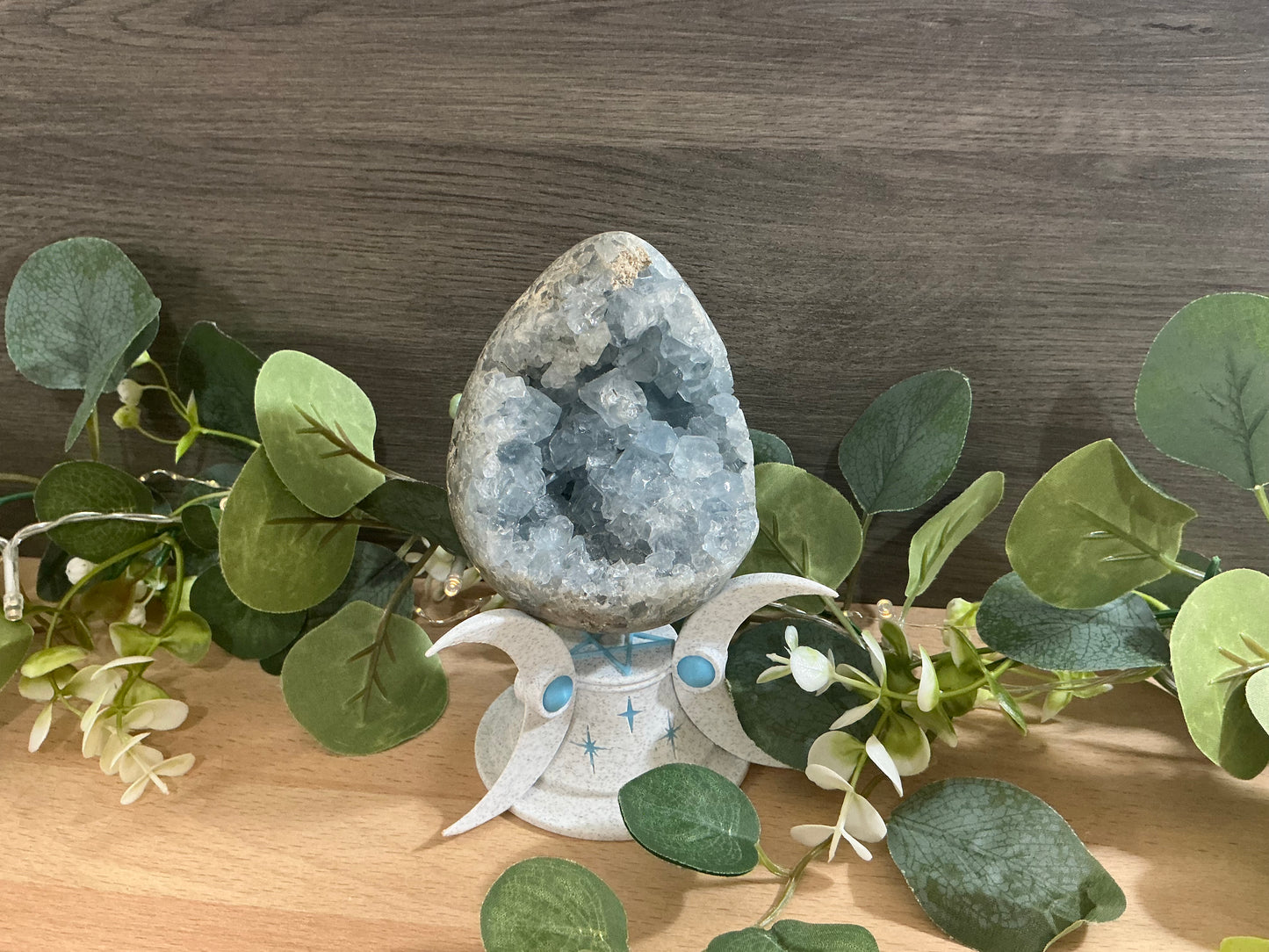 Blue Celestite Egg 955g