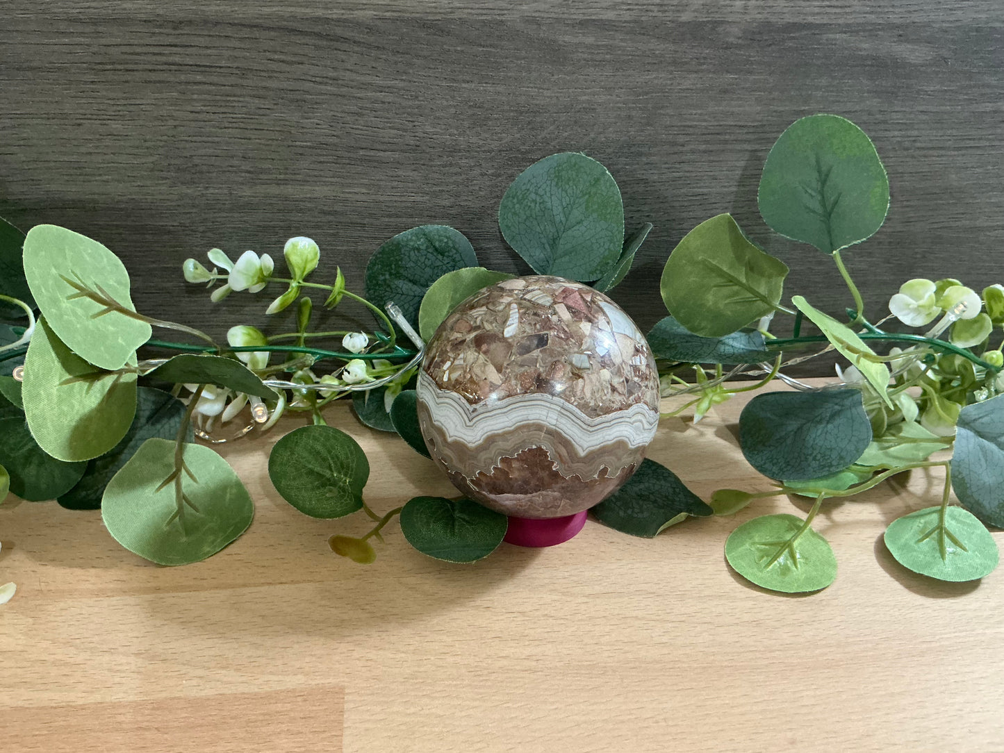 Amethyst x Agate Sphere 725g