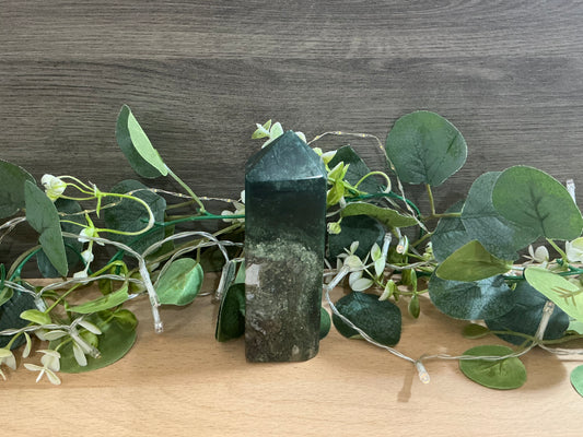 Moss Agate Tower 368g