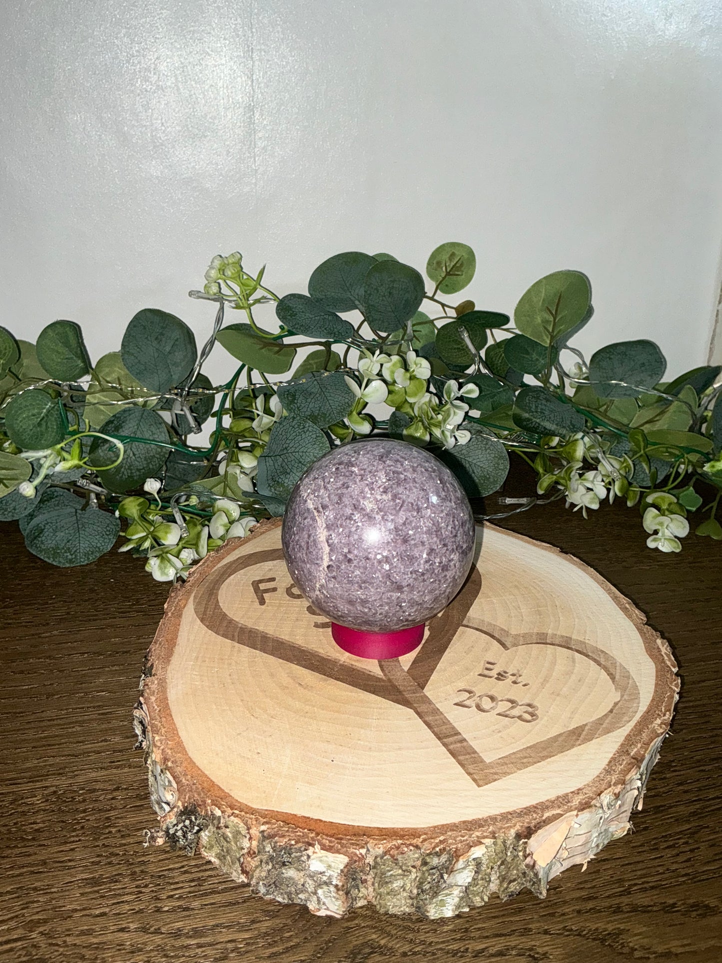 Lepidolite Sphere 751g