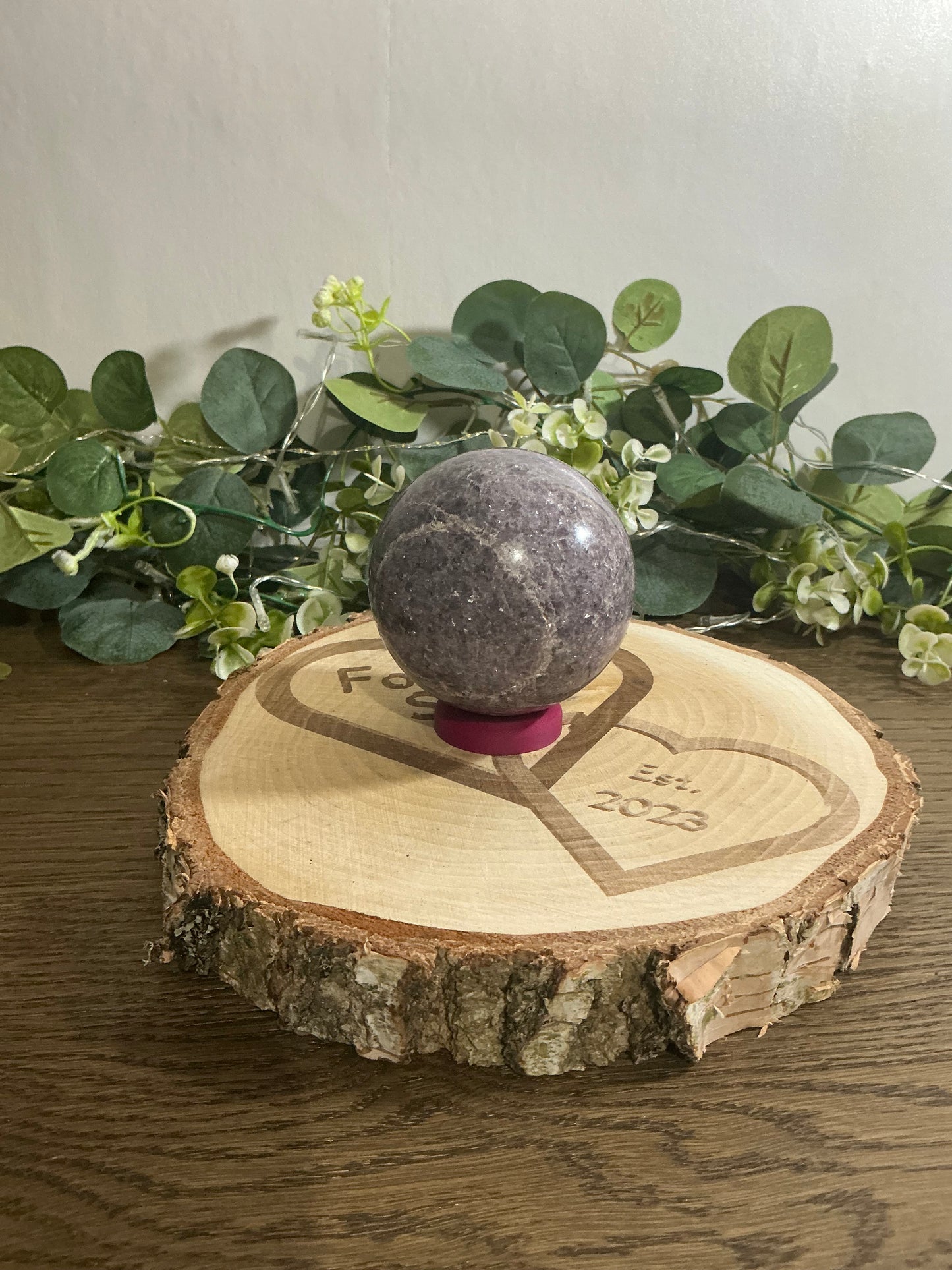 Lepidolite Sphere 751g
