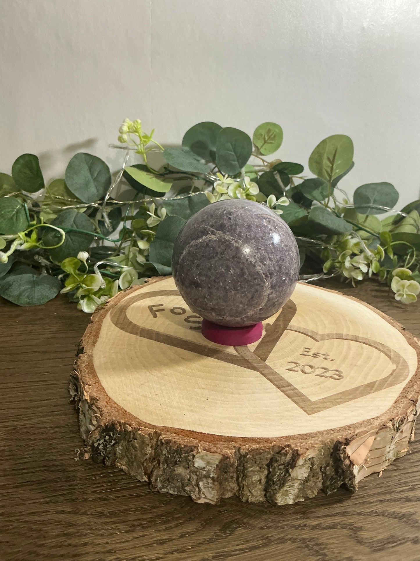 Lepidolite Sphere 751g