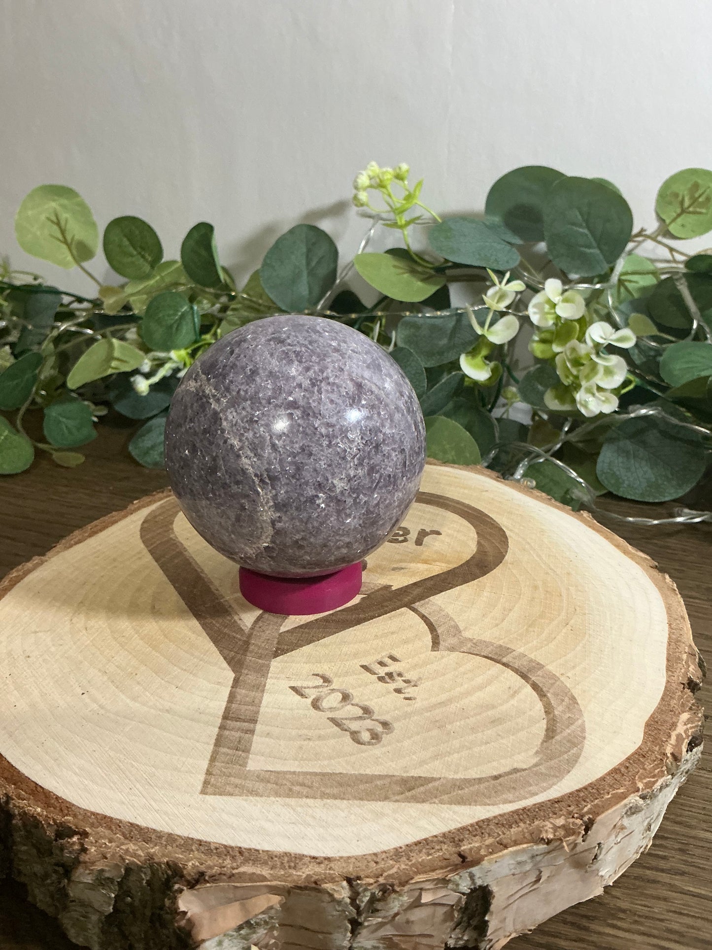 Lepidolite Sphere 751g