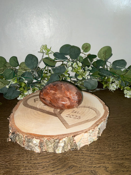 Red Hematoid Quartz (Fire Quartz) Palm  703g