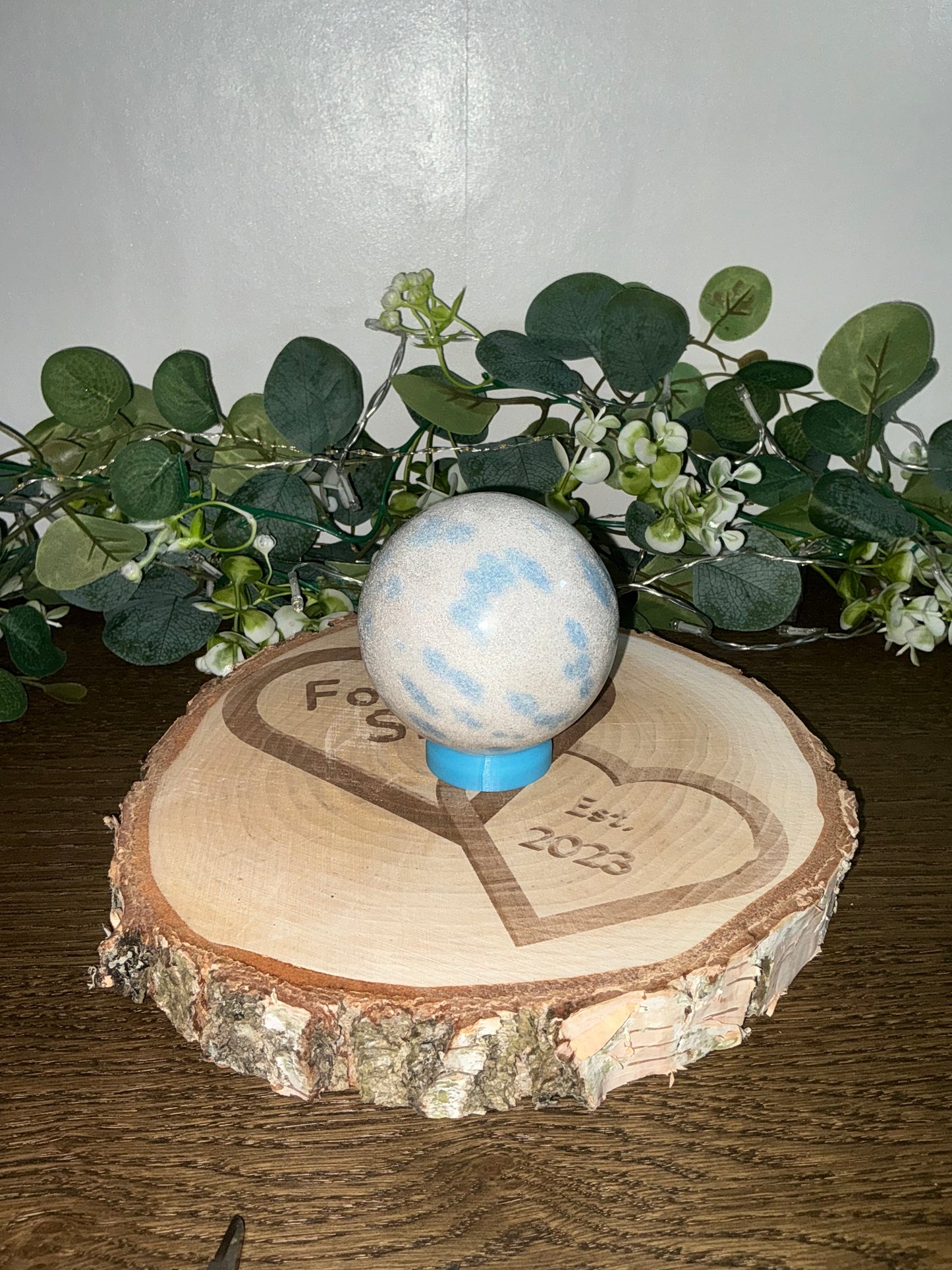 Blue Spinel Sphere 659g