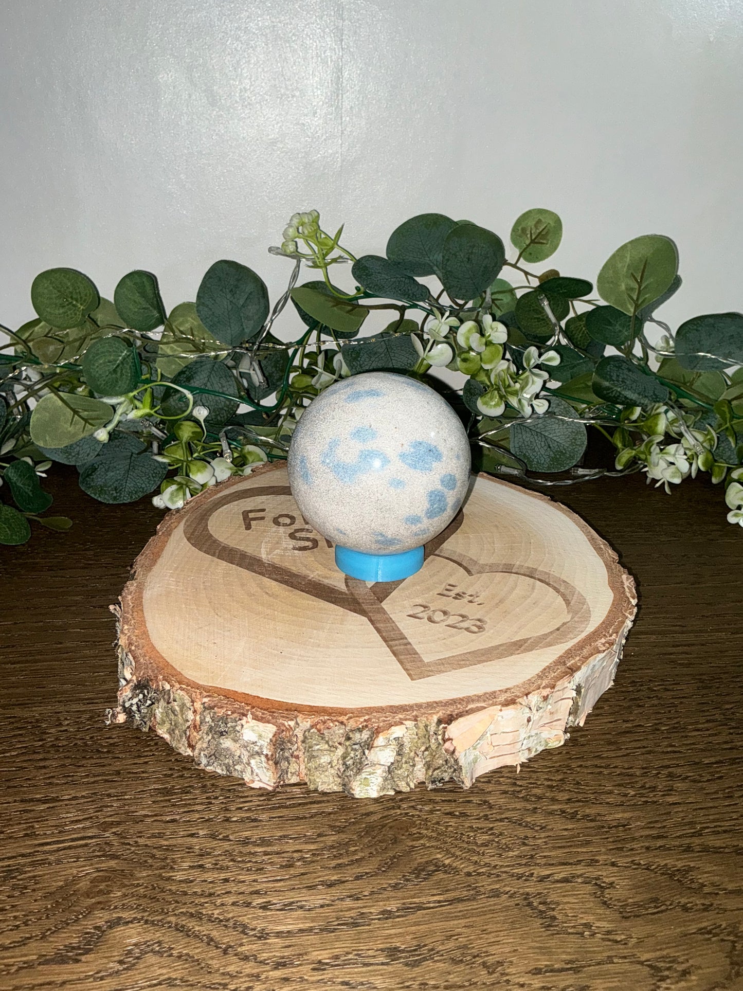 Blue Spinel Sphere 659g