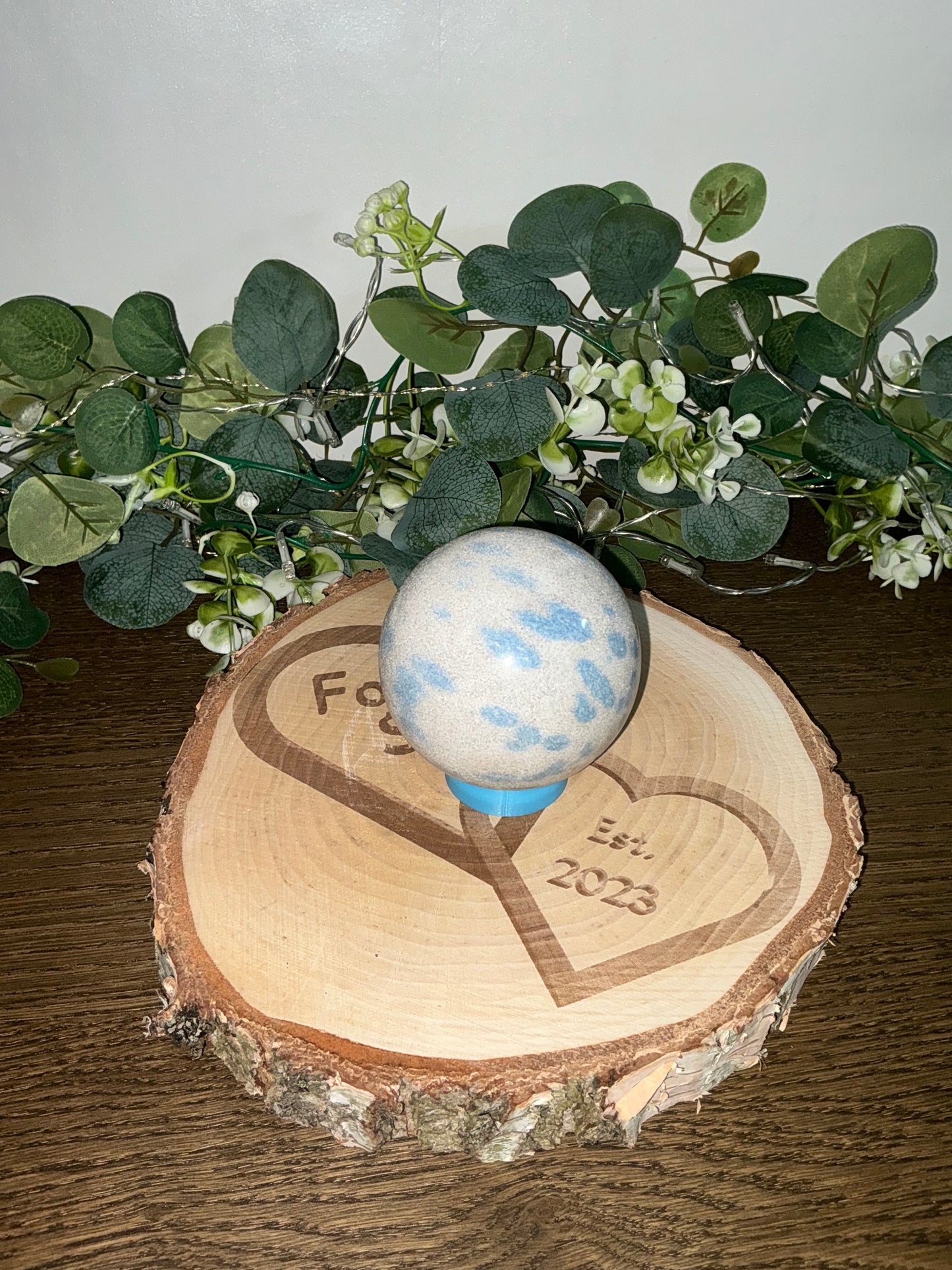 Blue Spinel Sphere 659g