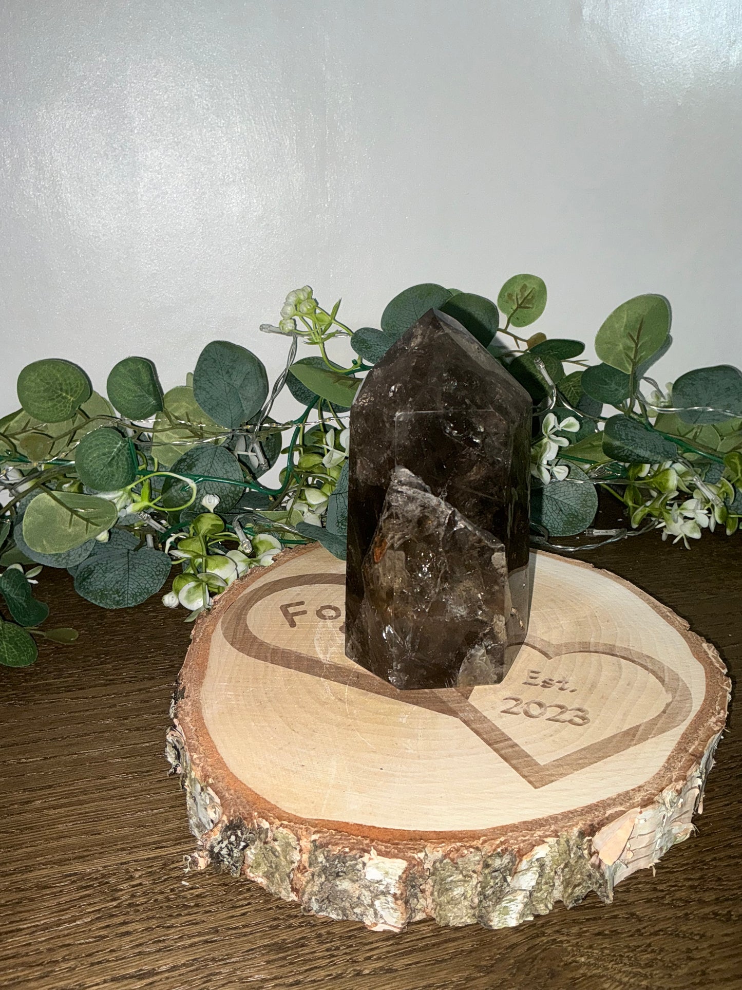 Smokey Quartz Tower (Morion Quartz) 1029g