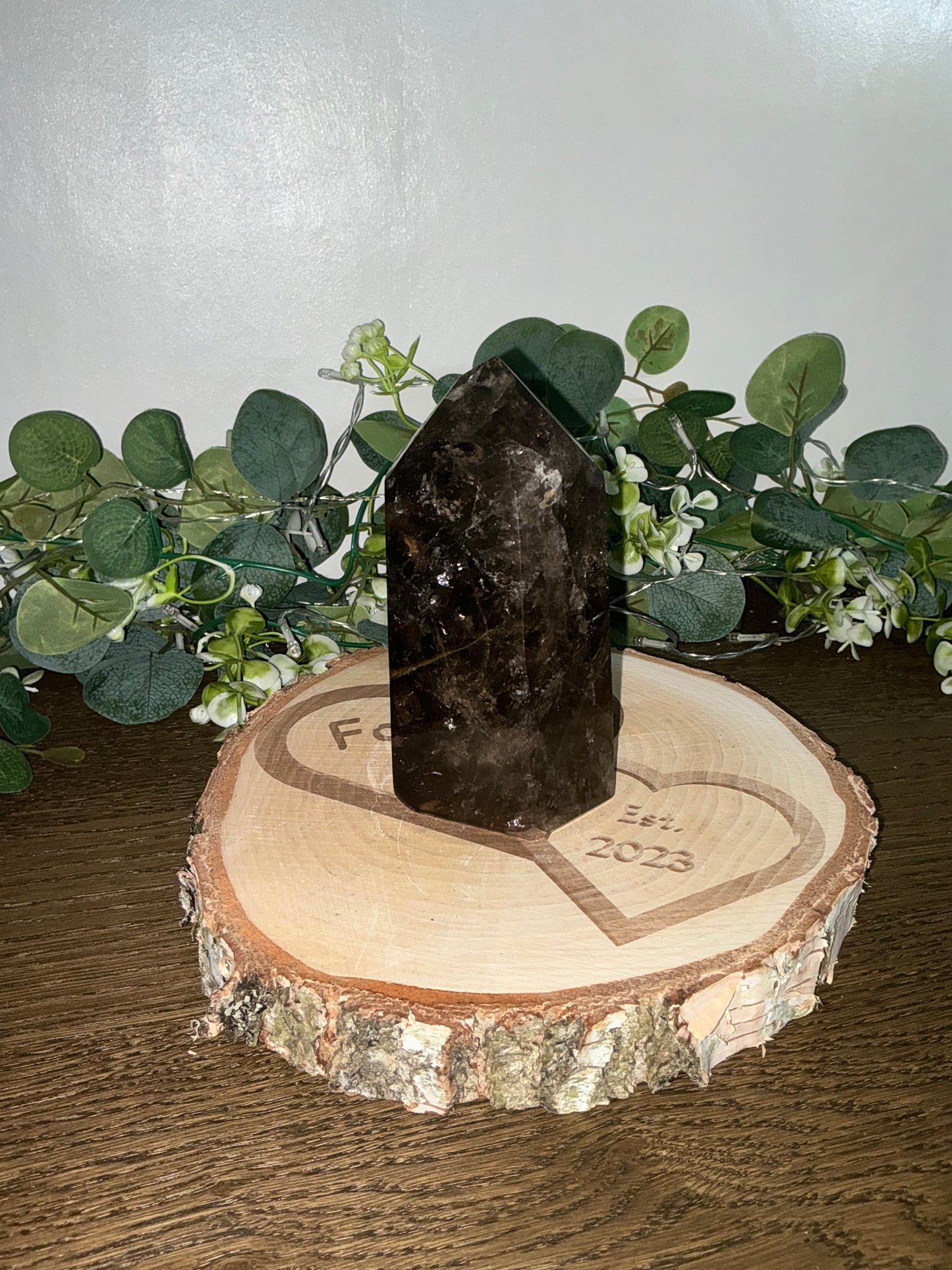 Smokey Quartz Tower (Morion Quartz) 1029g