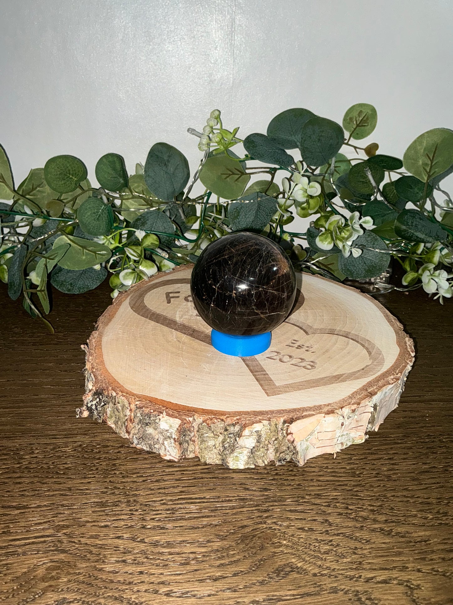 Black Moonstone Sphere 404g