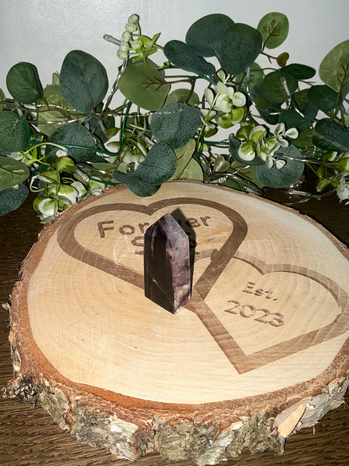 Gem Lepidolite Tower 36g