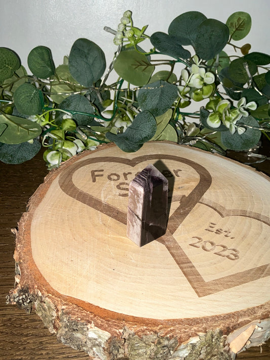 Gem Lepidolite Tower 36g