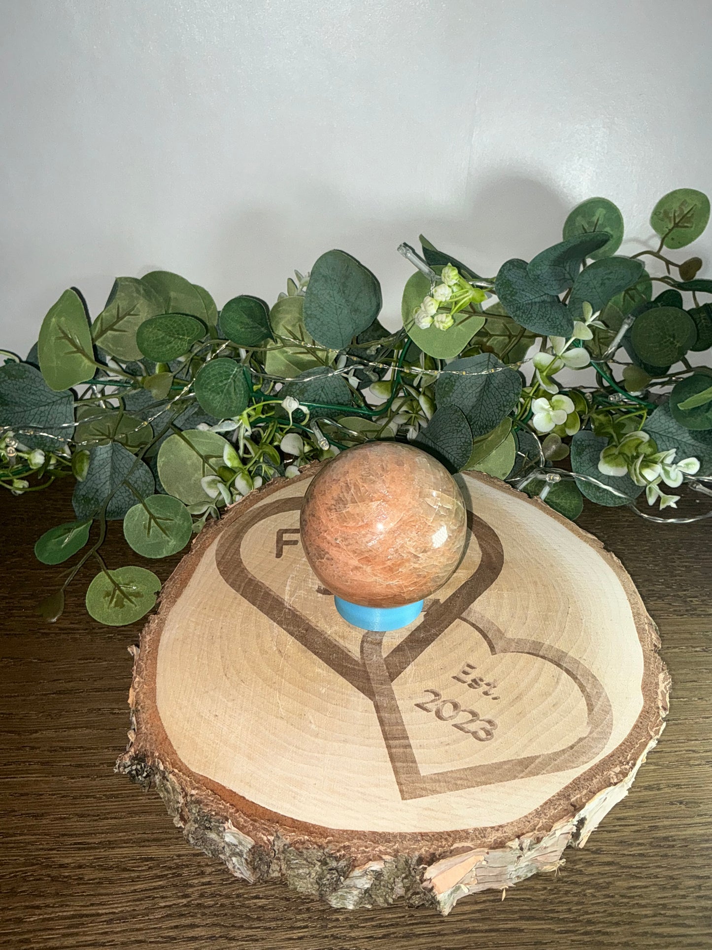 Peach Moonstone Sphere 456g