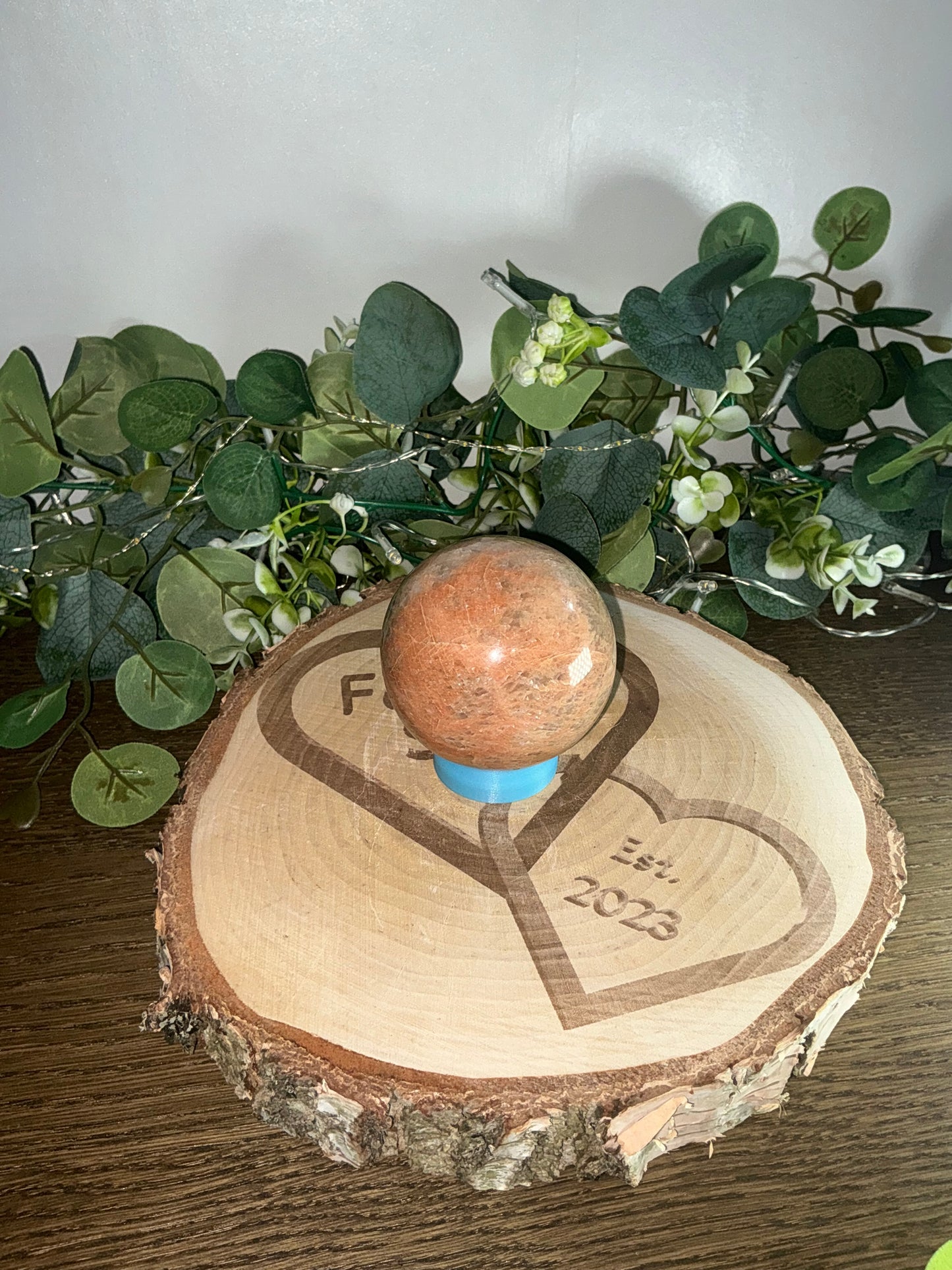 Peach Moonstone Sphere 456g