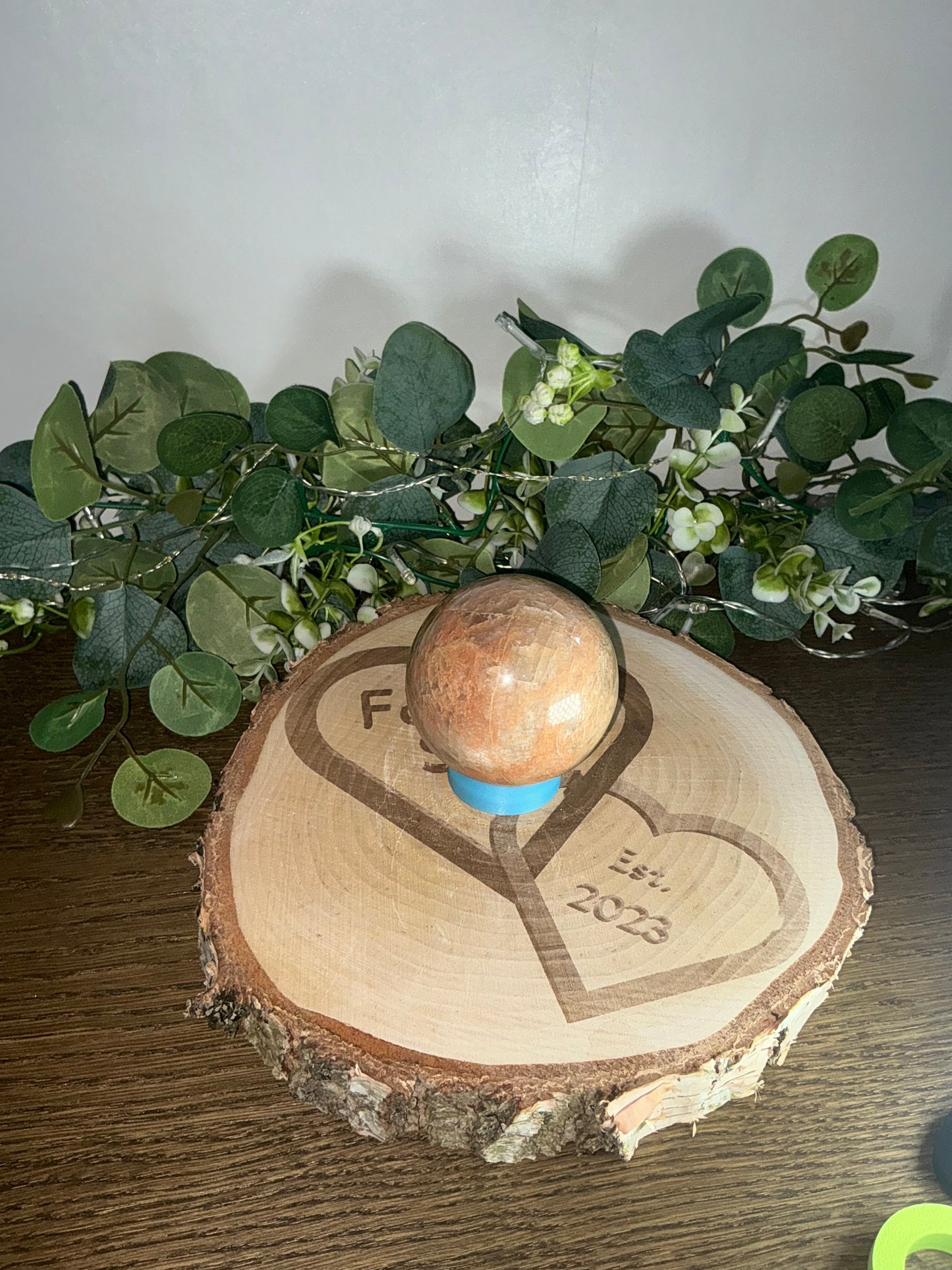 Peach Moonstone Sphere 456g