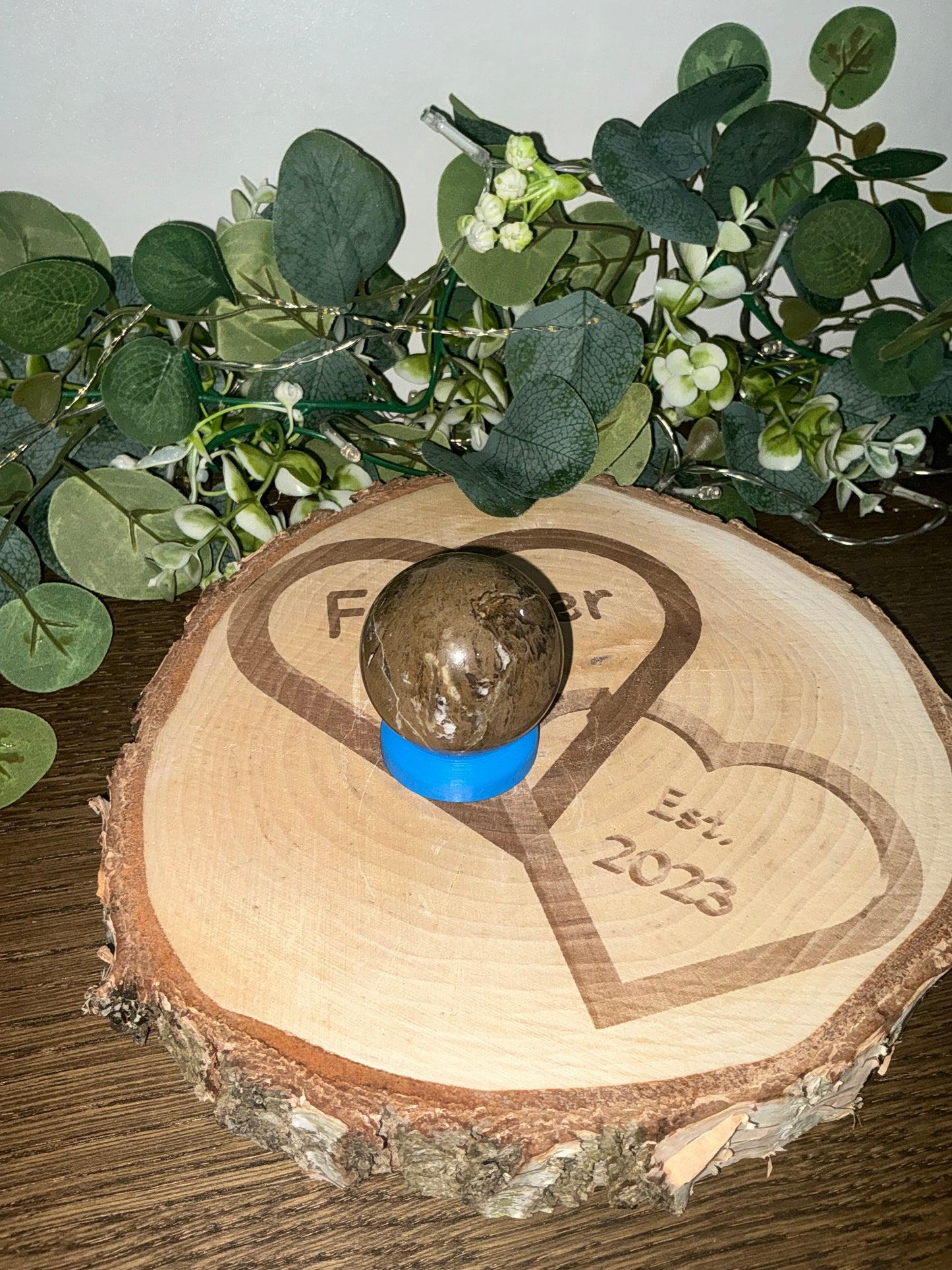 Moss Agate Sphere 149g