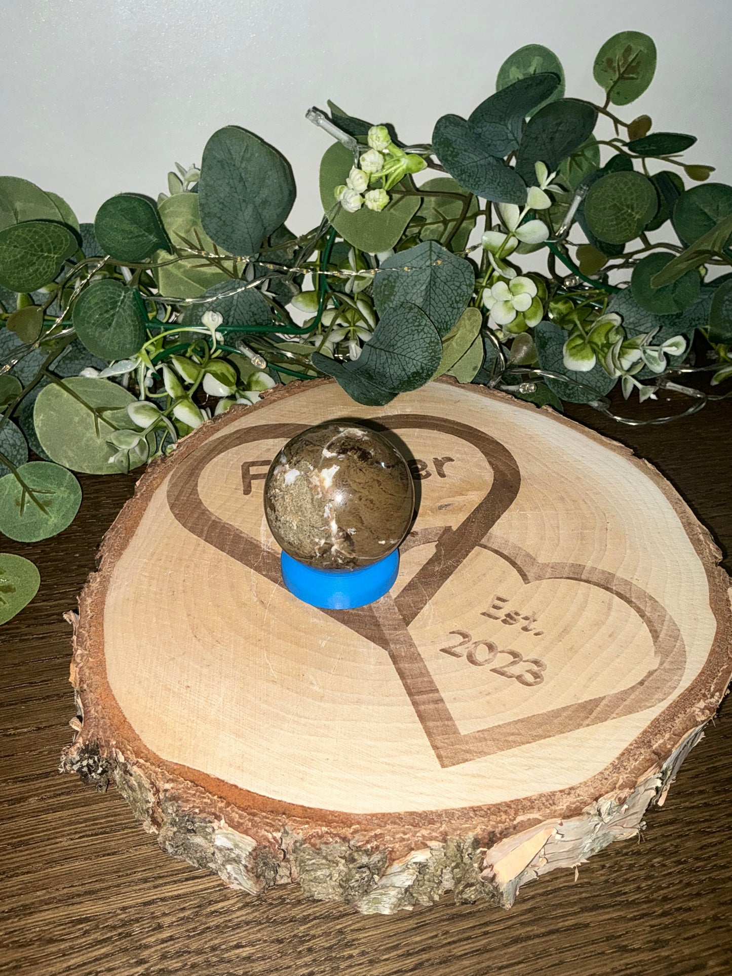 Moss Agate Sphere 149g