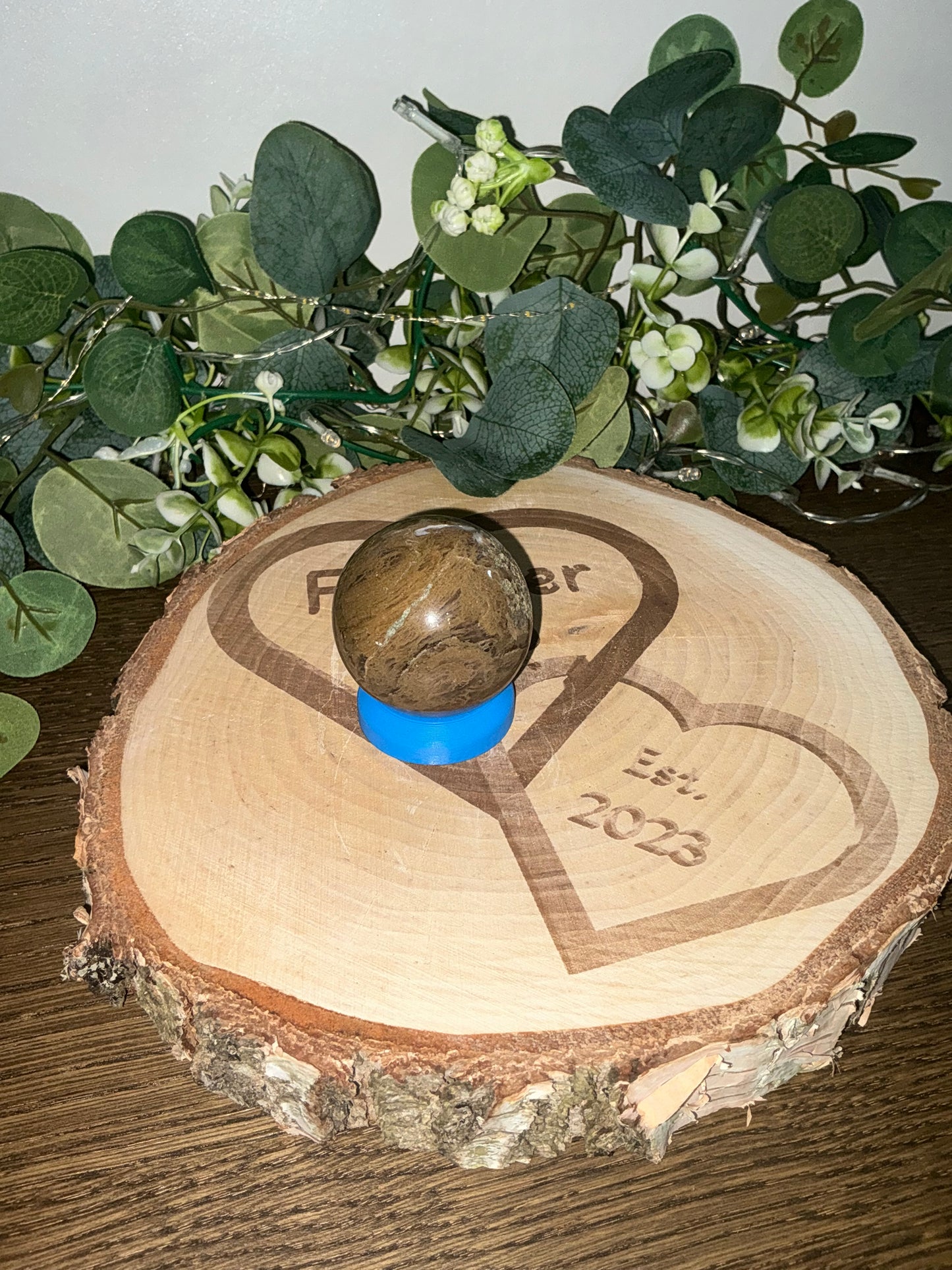 Moss Agate Sphere 149g