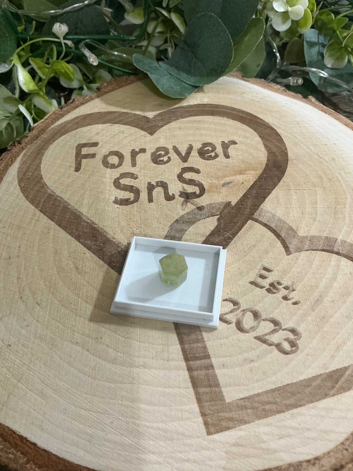 Green Apatite in case 5g