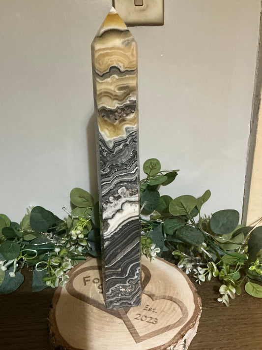 Dendritic Calcite Tower 2323g