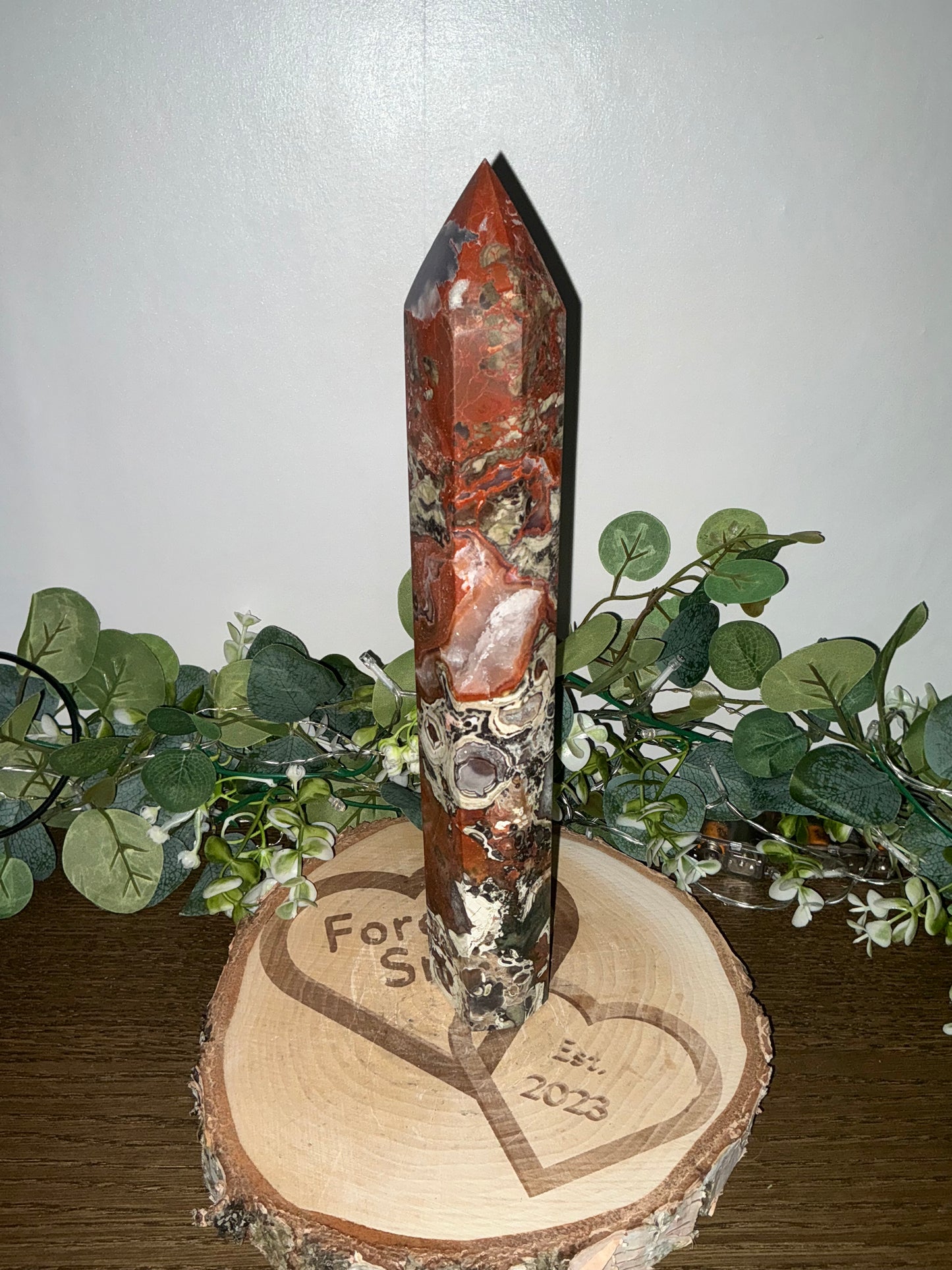 Money Agate Tower 1063g