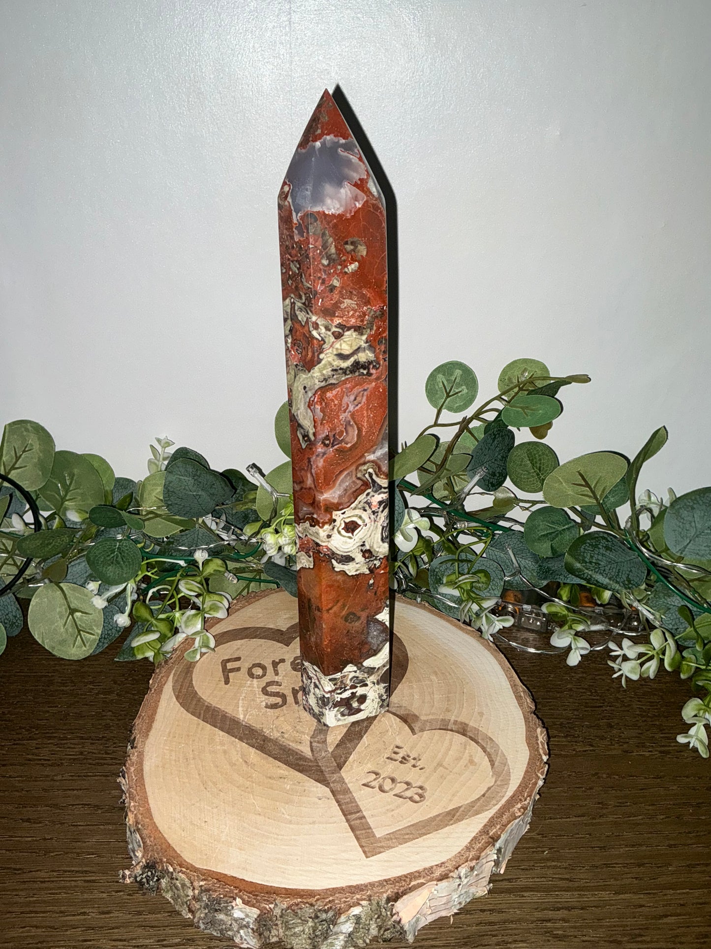 Money Agate Tower 1063g