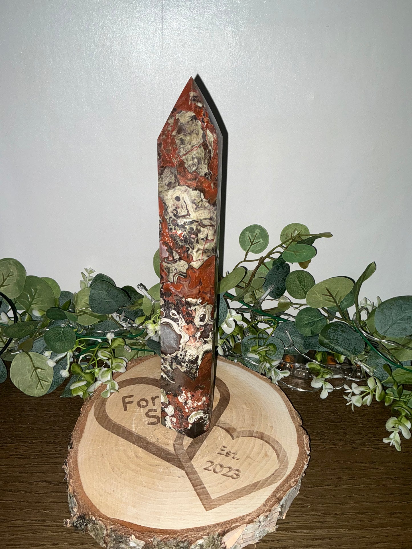 Money Agate Tower 1063g