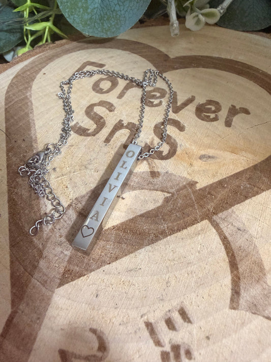 Custom Laser Engraving Necklaces