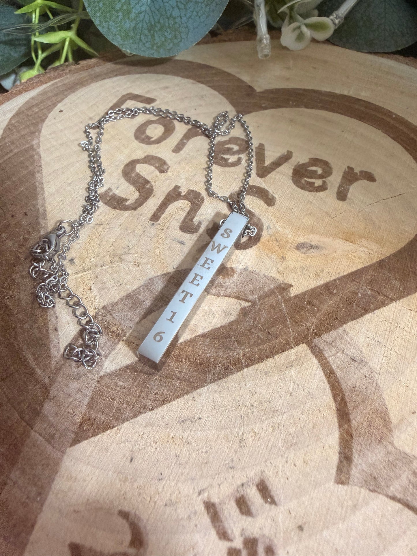 Custom Laser Engraving Necklaces