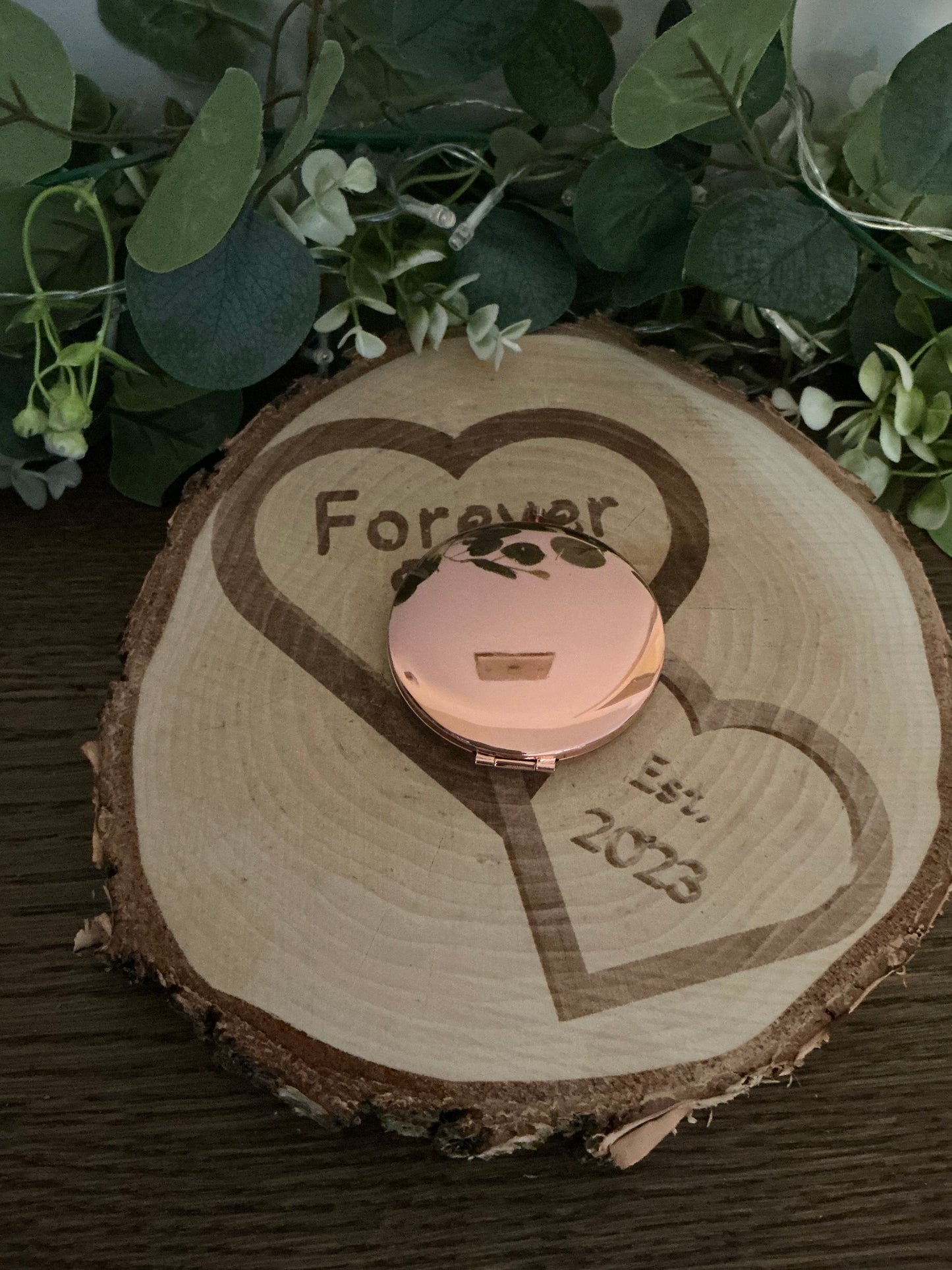 Laser Engraved Pocket Mirror