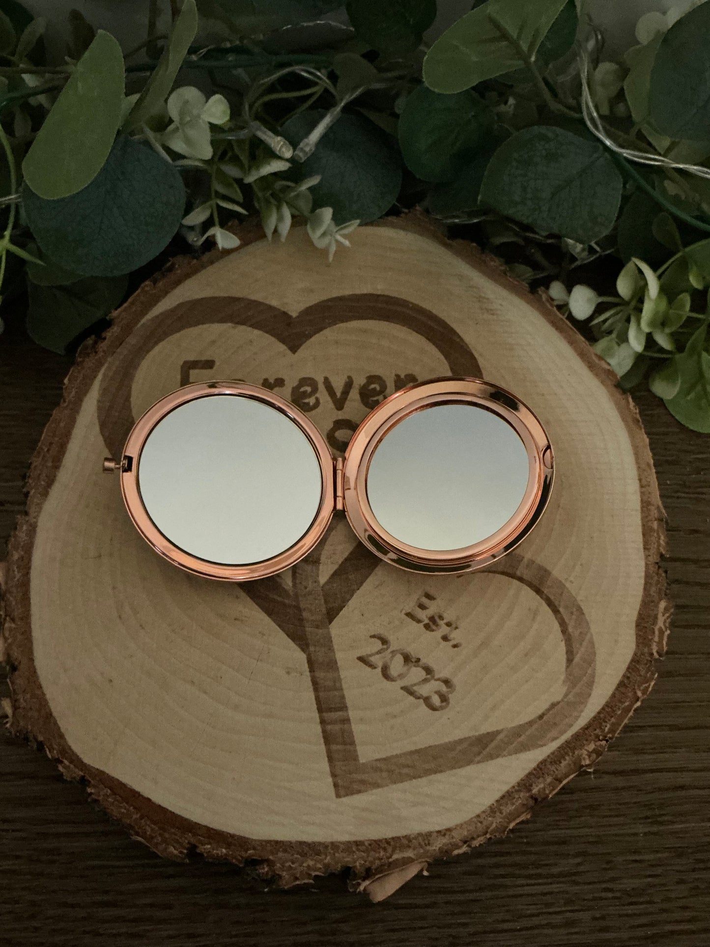 Laser Engraved Pocket Mirror