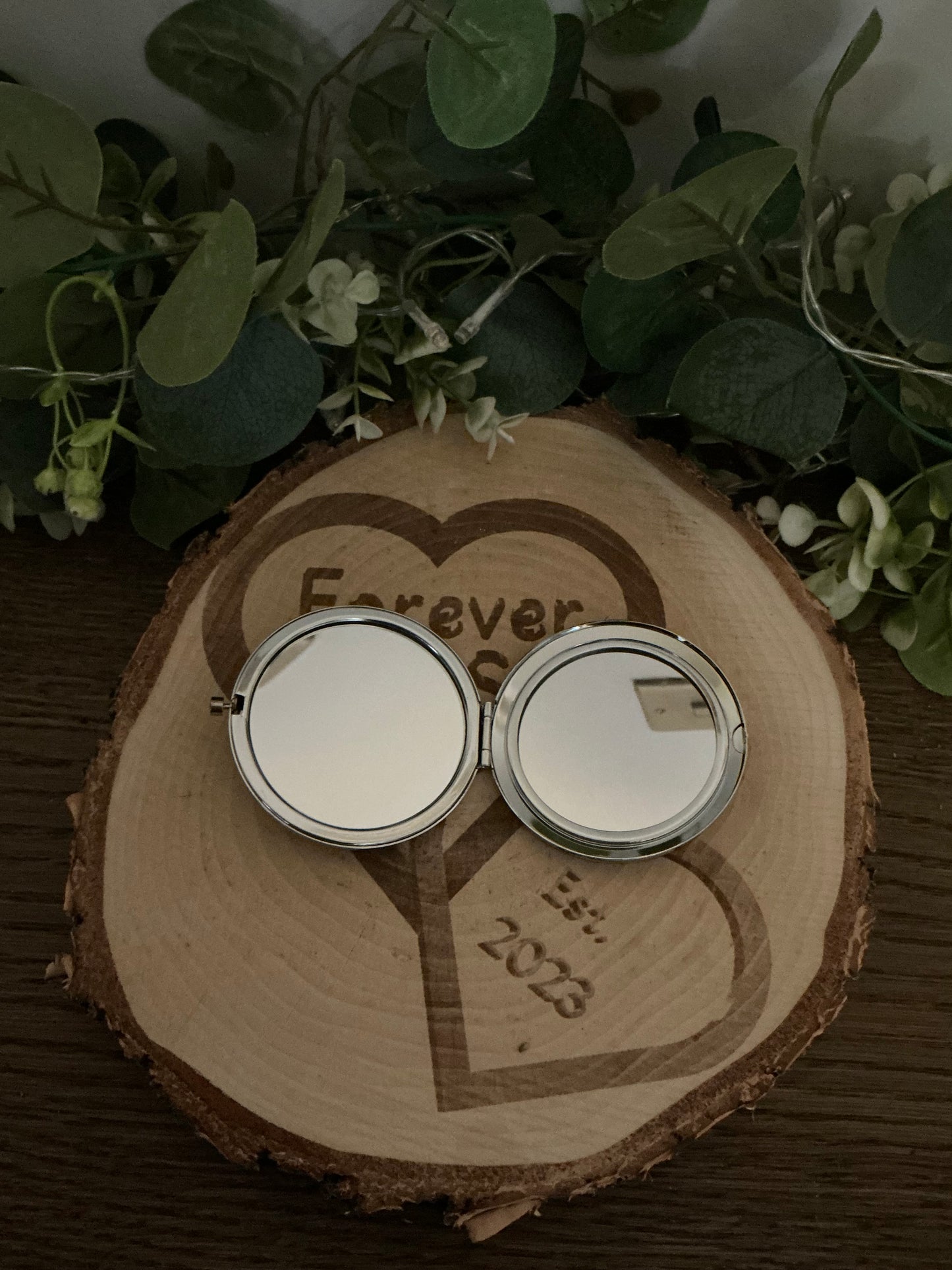 Laser Engraved Pocket Mirror