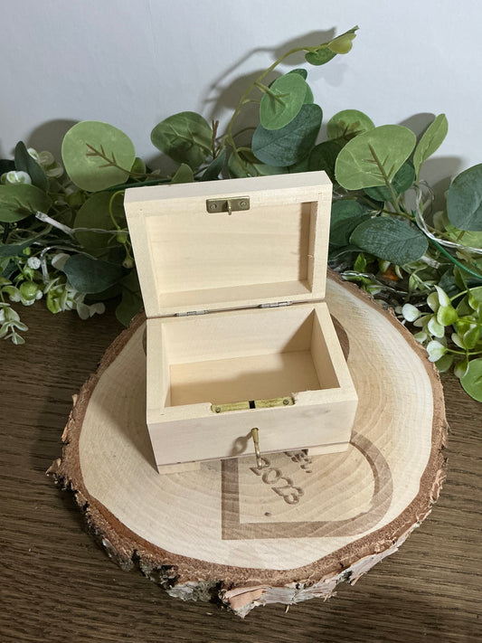 Wooden Lockable Chest