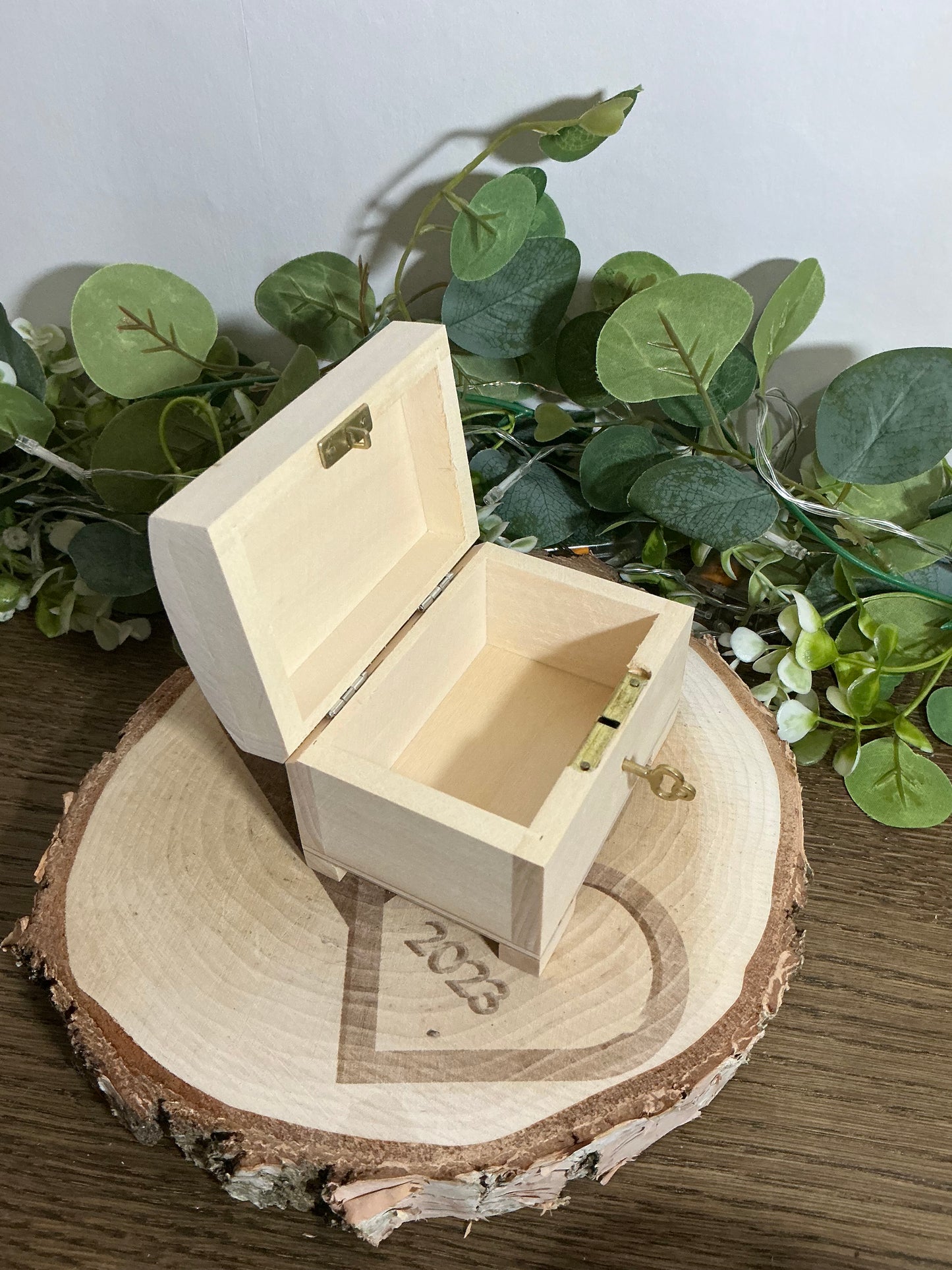 Wooden Lockable Chest