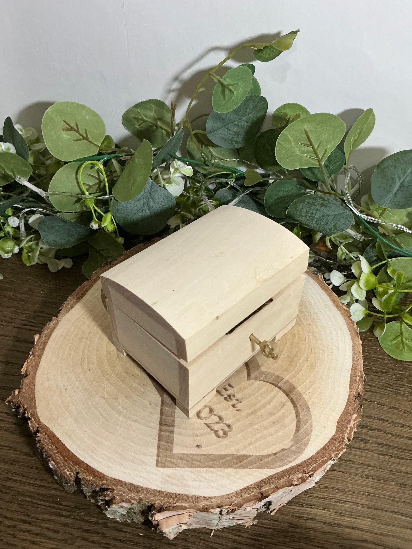 Wooden Lockable Chest