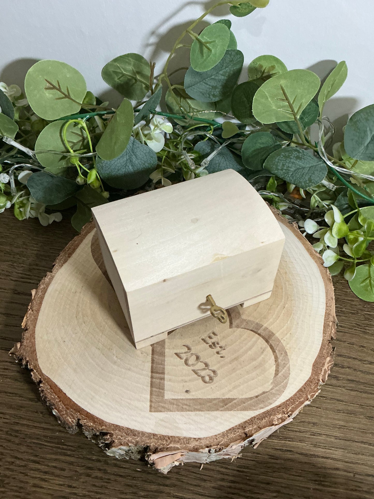 Wooden Lockable Chest