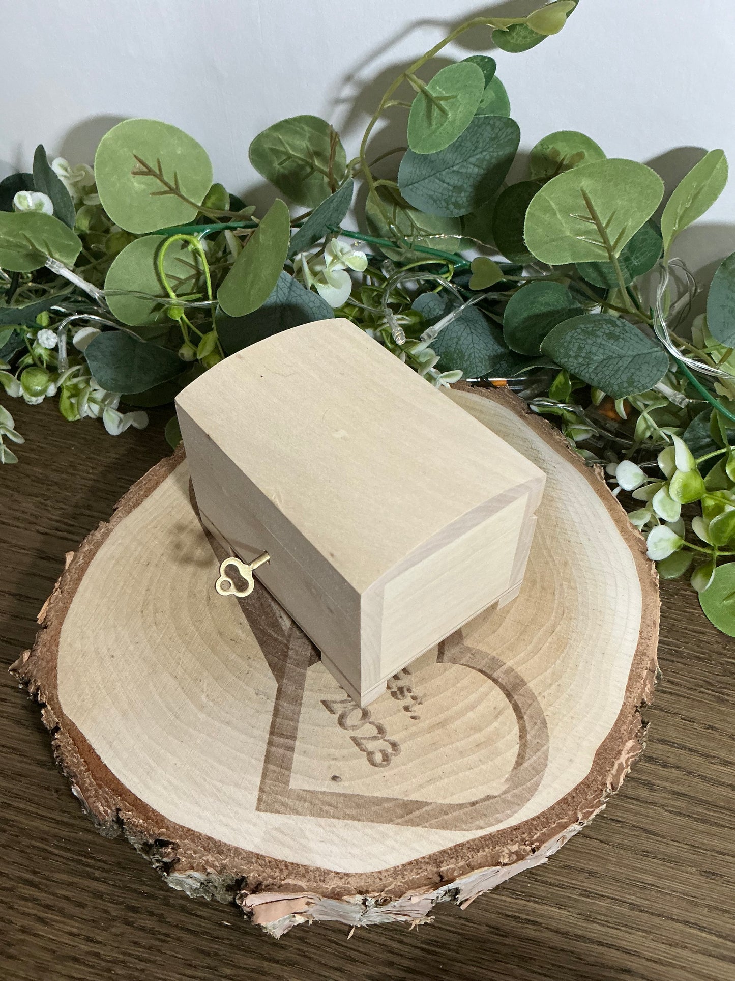 Wooden Lockable Chest