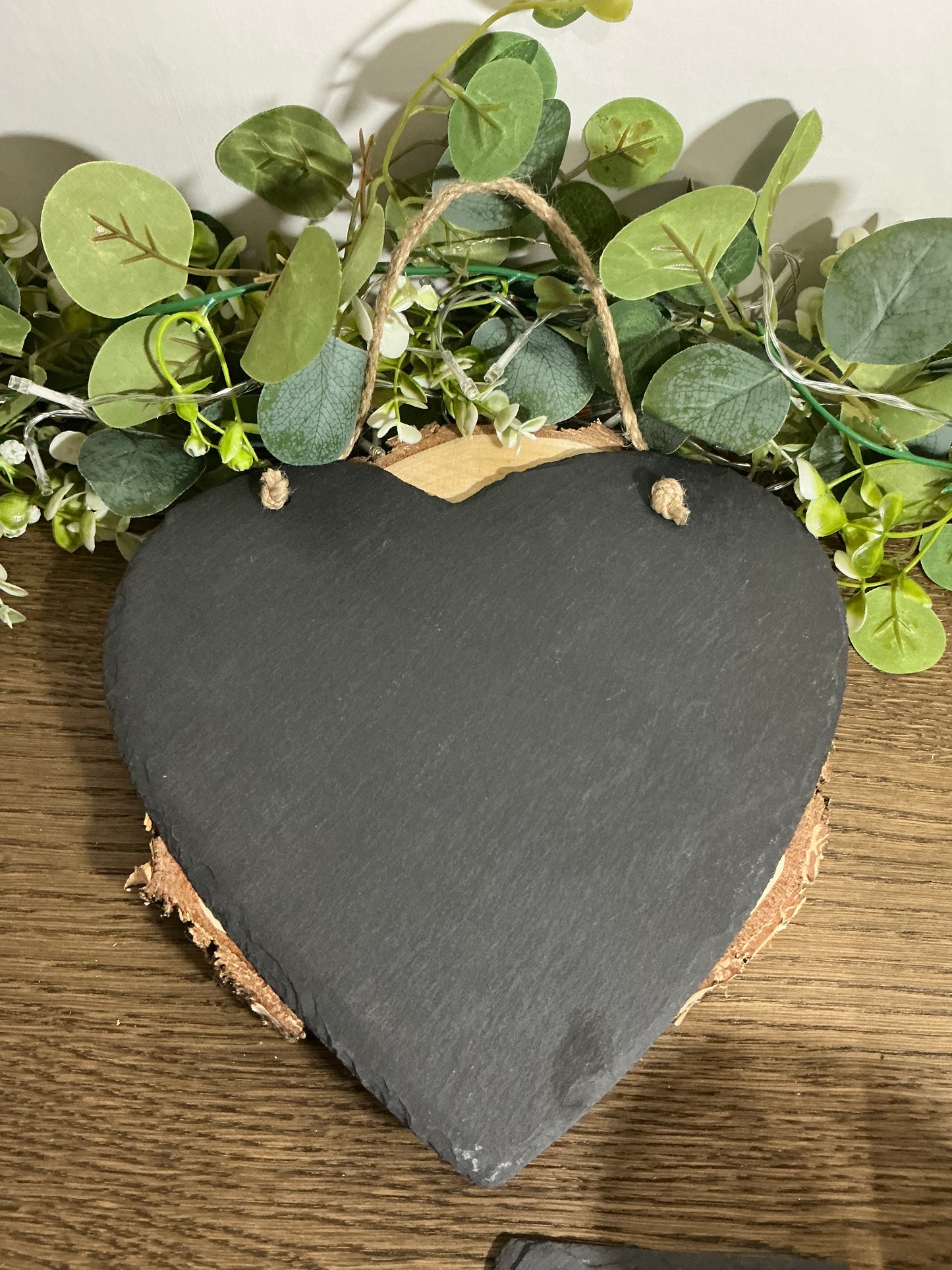 Heart Slate Hanging Sign
