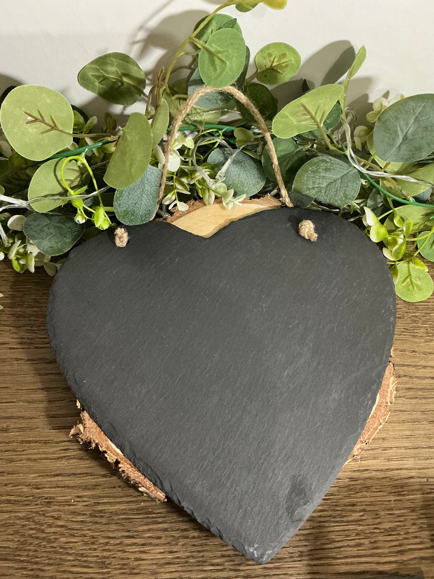 Heart Slate Hanging Sign
