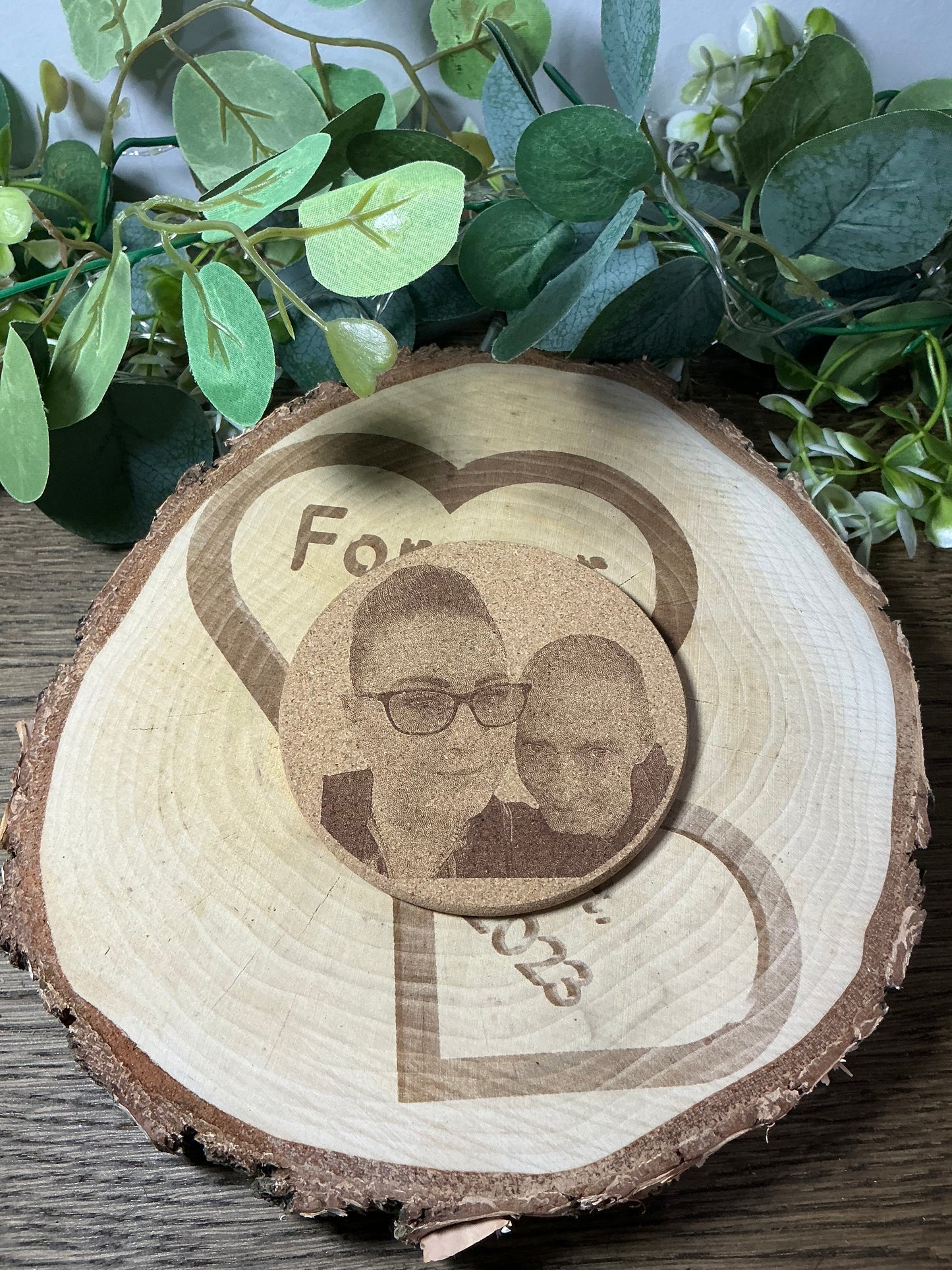 Personalised Cork Coaster