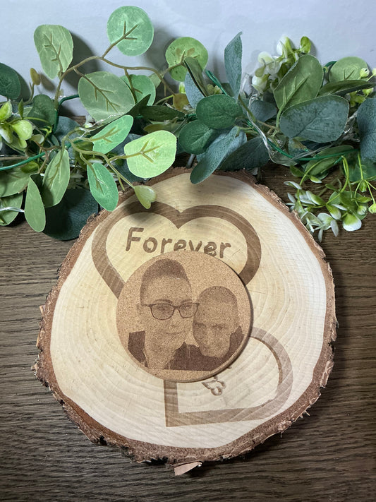 Personalised Cork Coaster