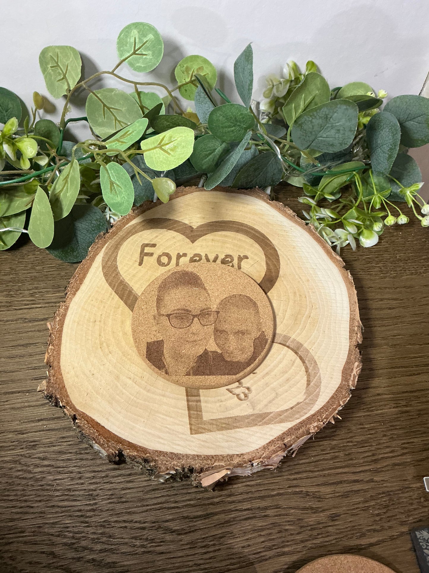 Personalised Cork Coaster