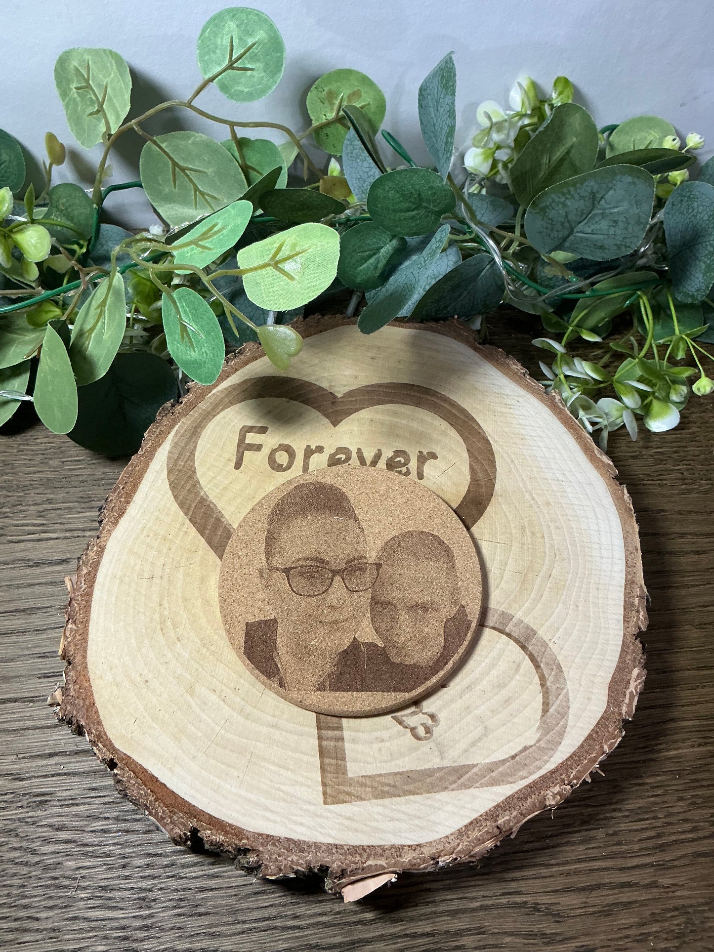 Personalised Cork Coaster