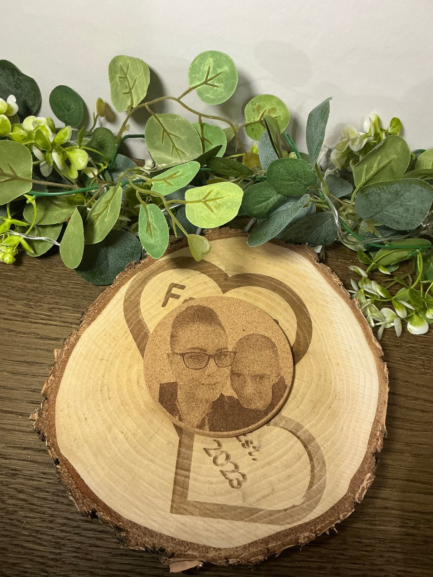 Personalised Cork Coaster