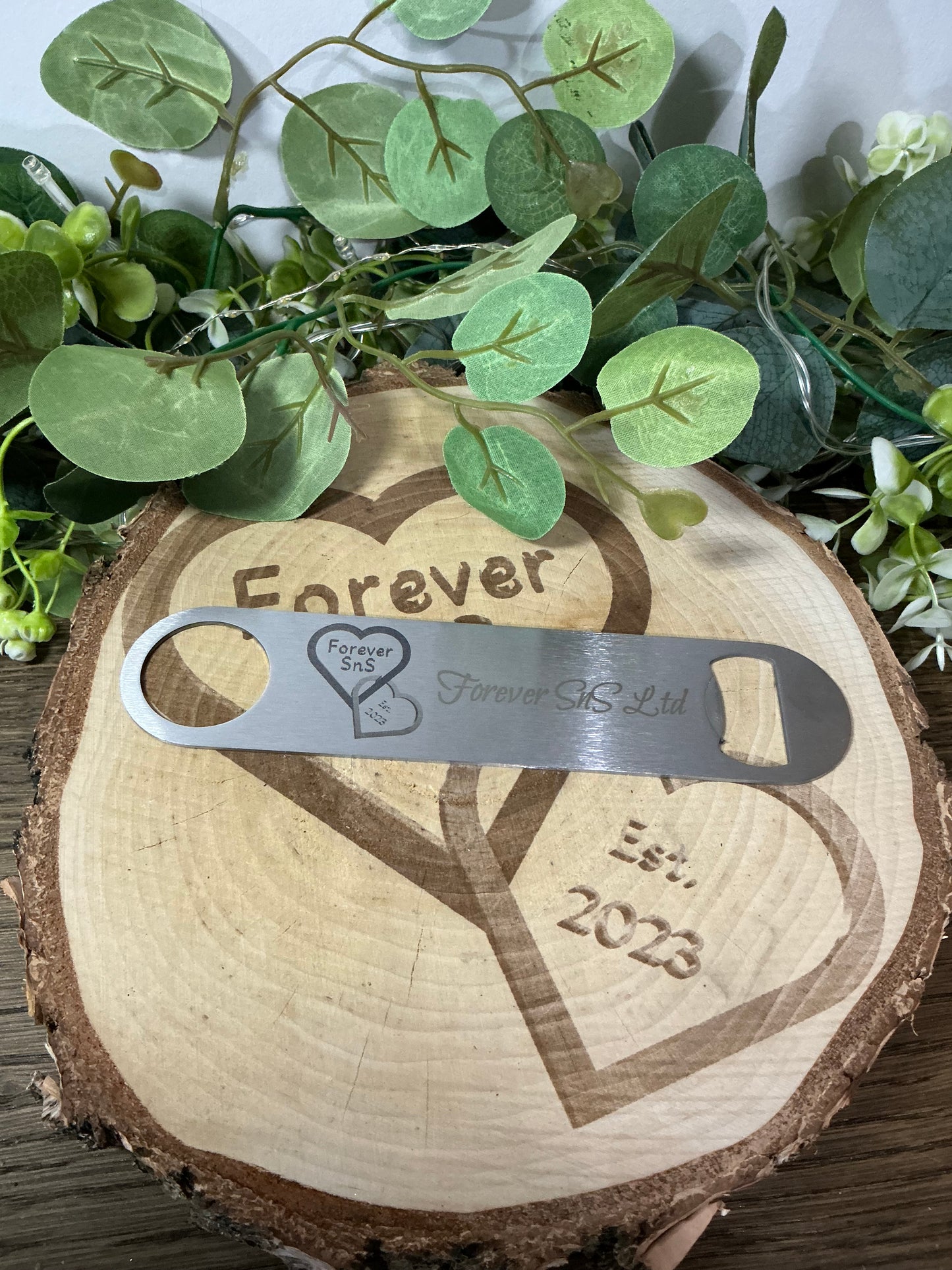 Personalised Stainless Steel Bottle Opener