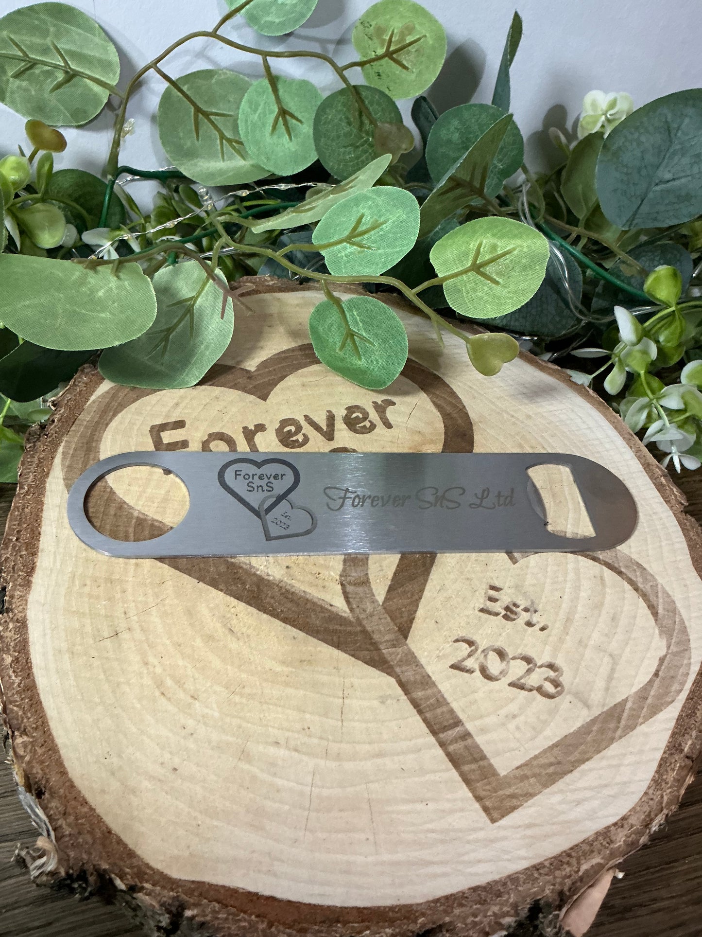 Personalised Stainless Steel Bottle Opener