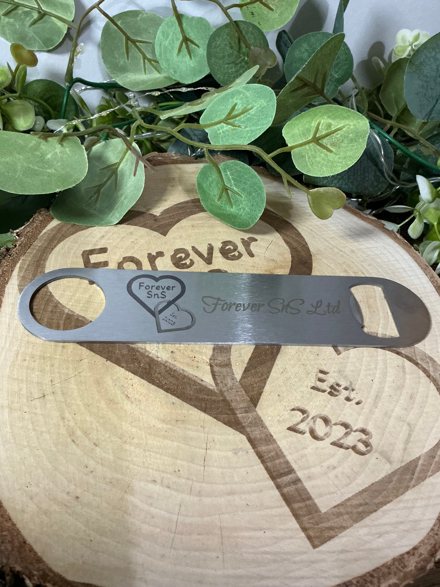 Personalised Stainless Steel Bottle Opener