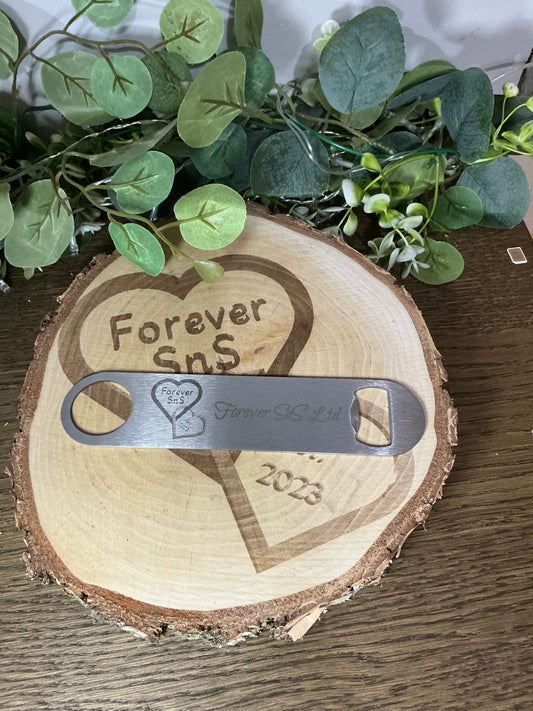 Personalised Stainless Steel Bottle Opener