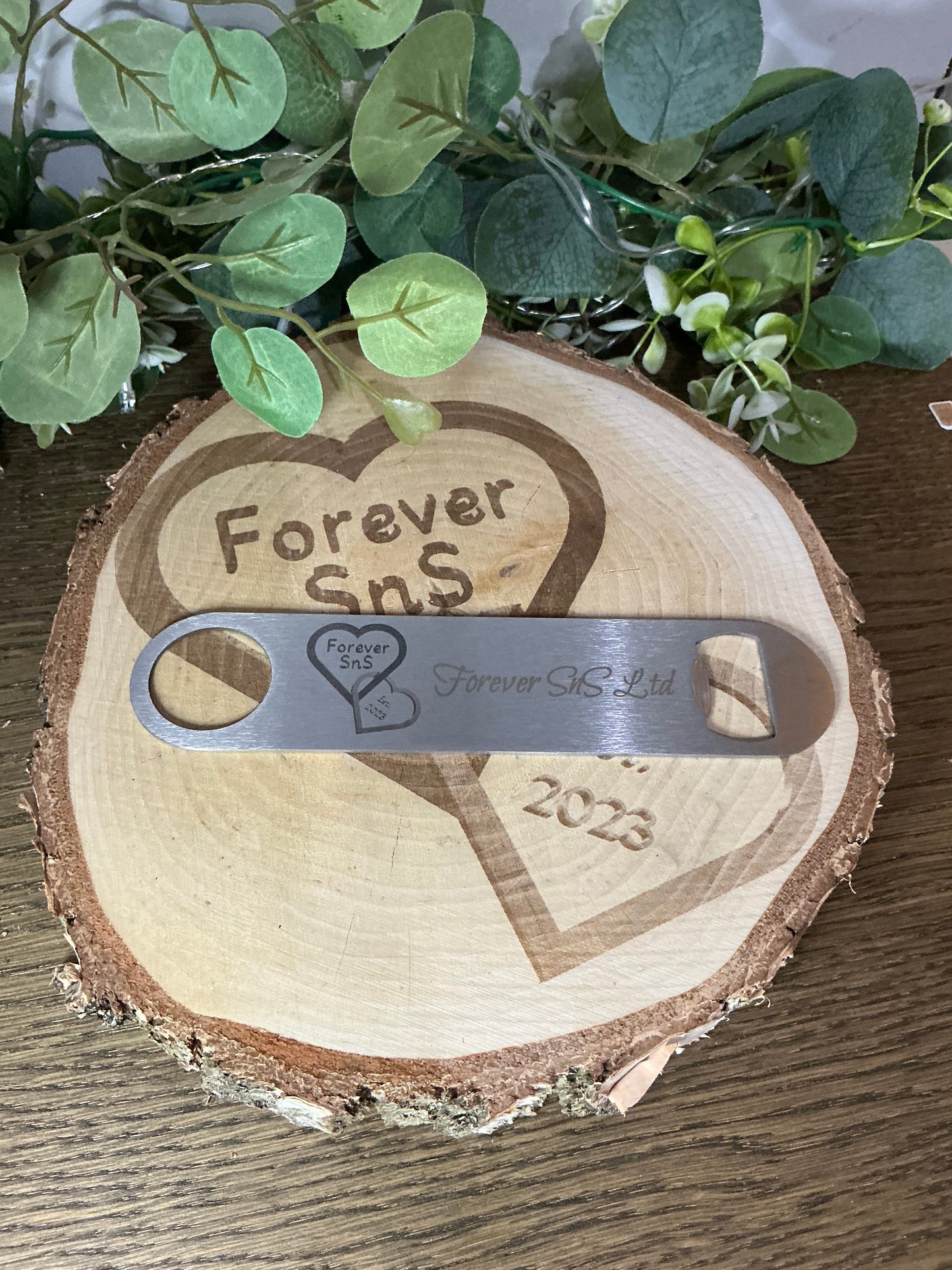 Personalised Stainless Steel Bottle Opener